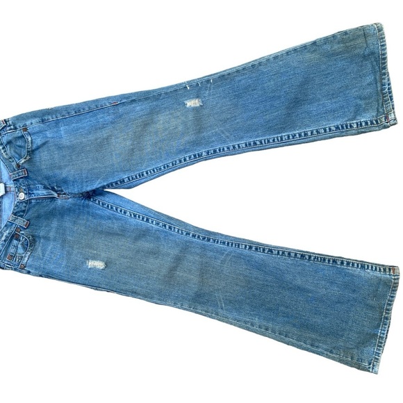Vintage True Religion Embroidered Jeans Size 30 BOBBY ‘Tree Fairy’ - Picture 8 of 12